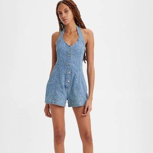 Levi's Faris Denim Romper XS BRAND NEW WITH TAGS